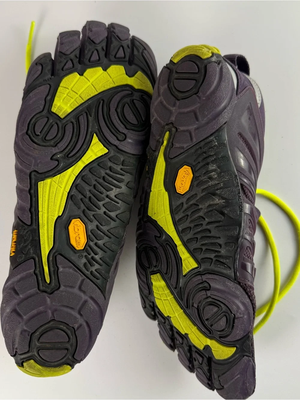 Vibram FiveFingers V-Train Women's Shoes US 9-9.5 EU 42 Purple & Yellow 17W6606